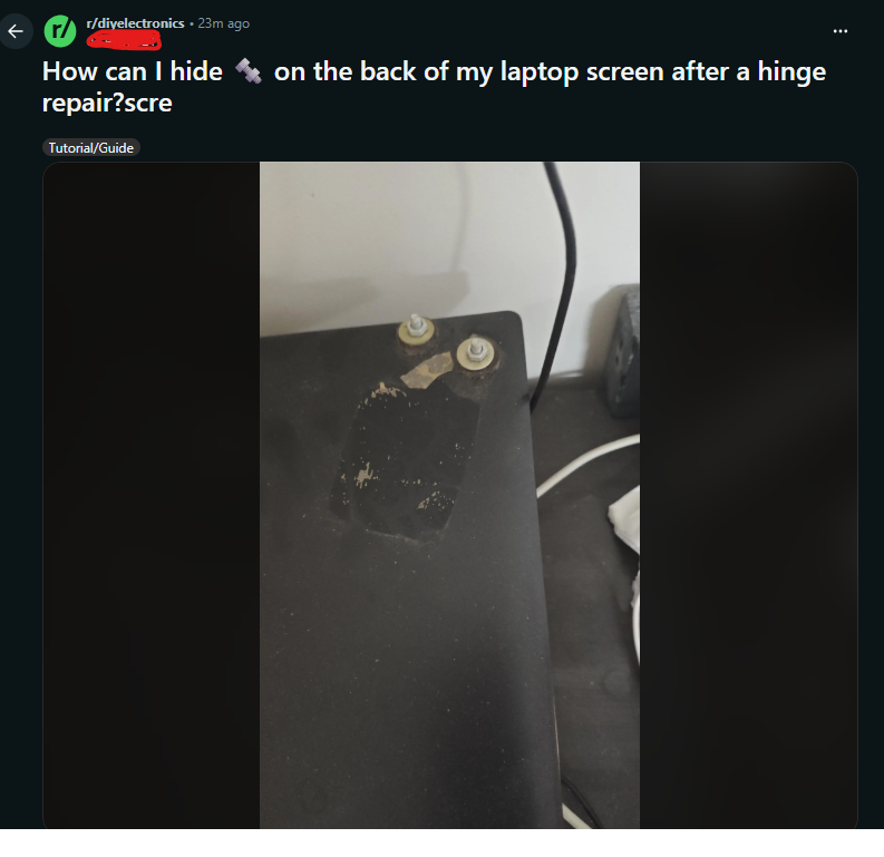 El ingenioso truco para arreglar bisagras de laptop