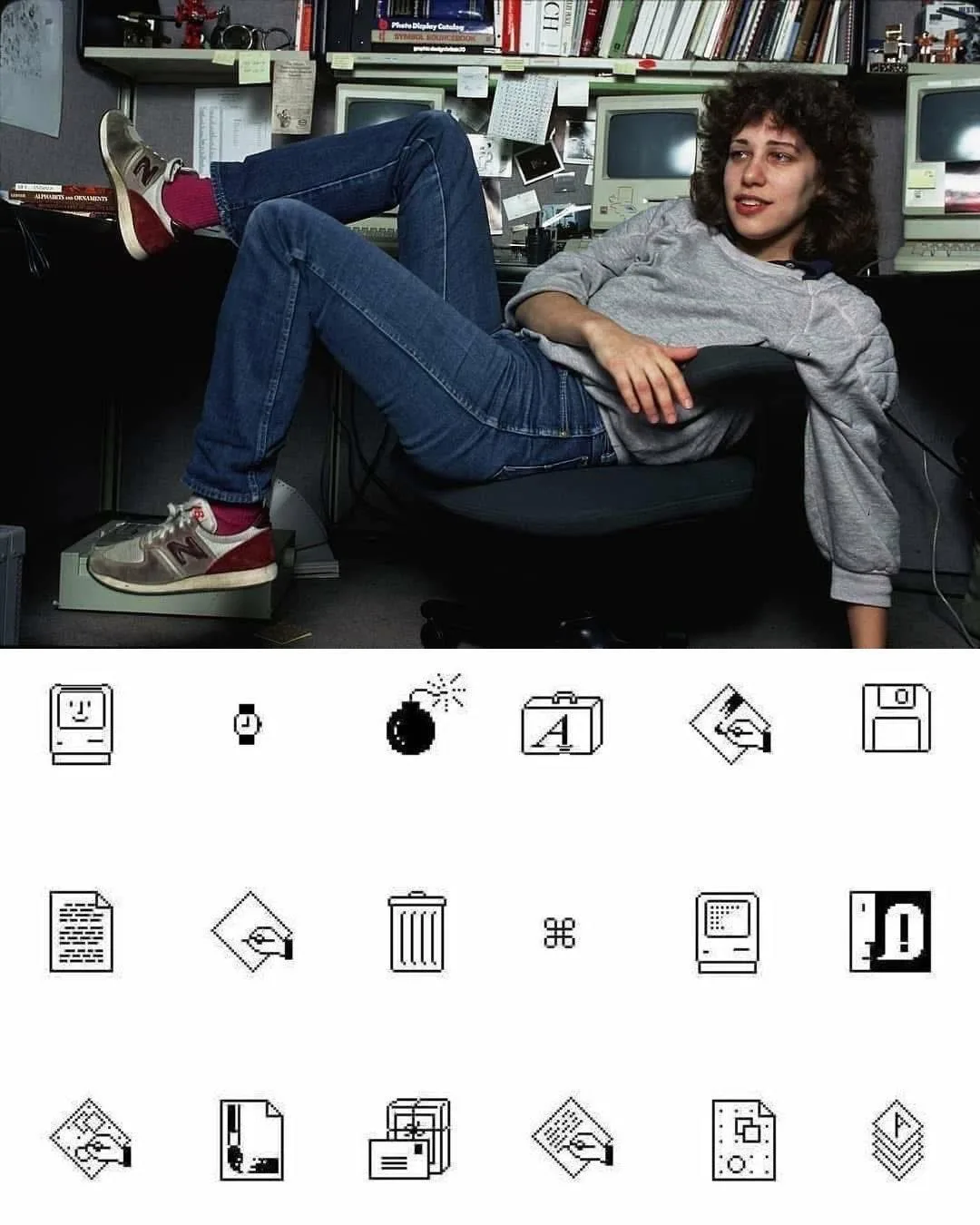 La mujer detrás de los iconos que definieron Apple y Microsoft: Susan Kare