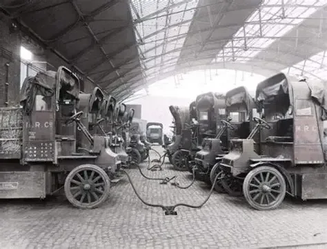 Londres, 1917: Los camiones eléctricos que se adelantaron a su tiempo