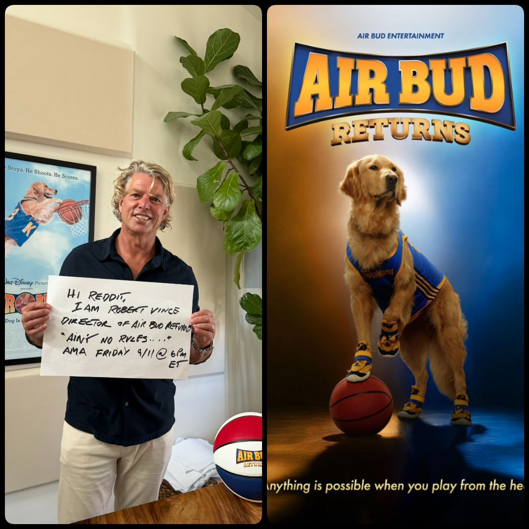 Imagen representativa de: Robert Vince, director de Air Bud Returns, AMA en Reddit